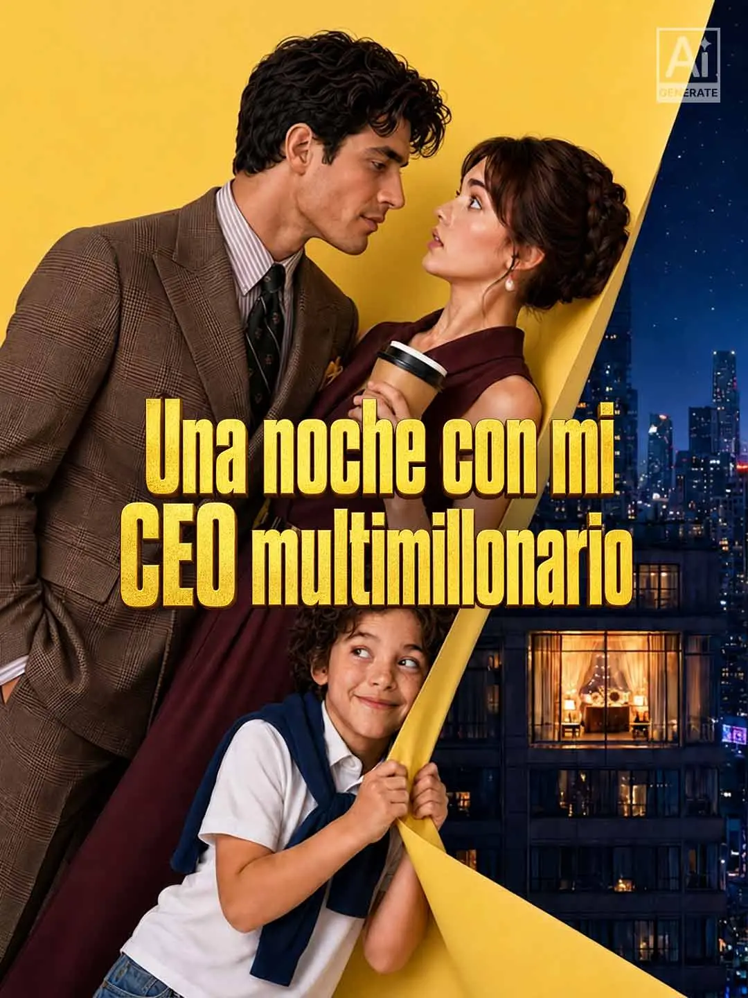 Portada de la miniserie Una noche con mi CEO multimillonario