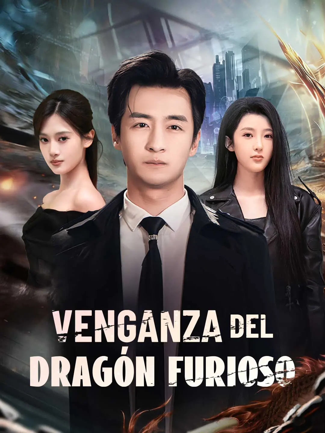 Portada de la miniserie Venganza del dragón furioso