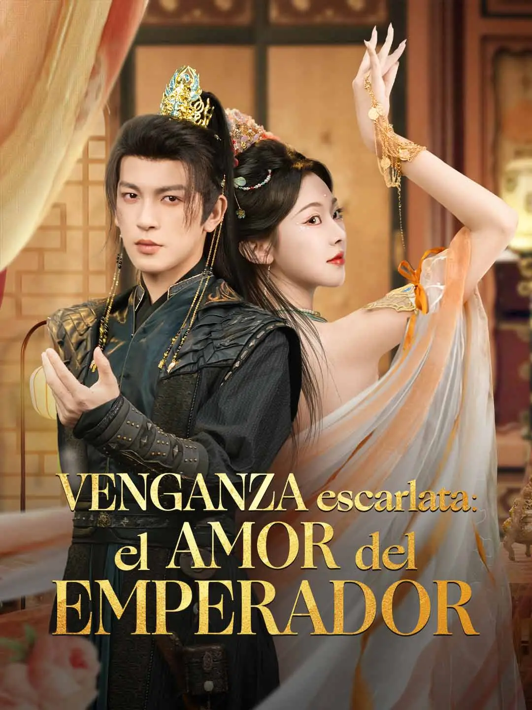 Portada de la miniserie Venganza escarlata: el amor del emperador