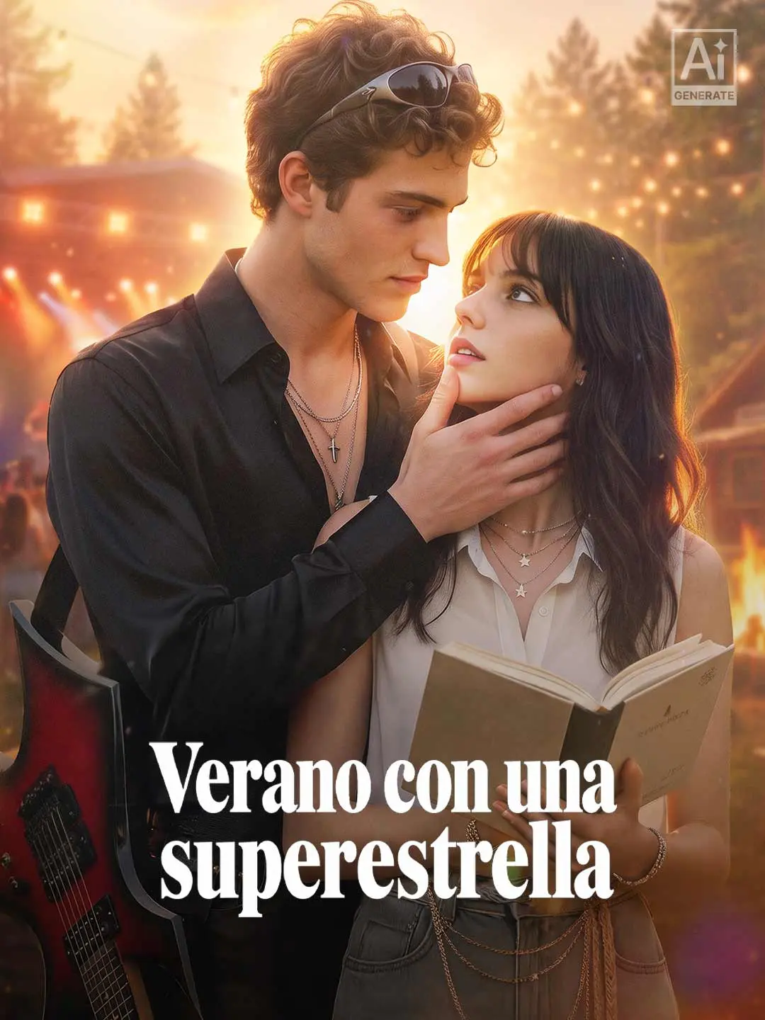 Portada de la miniserie Verano con una superestrella
