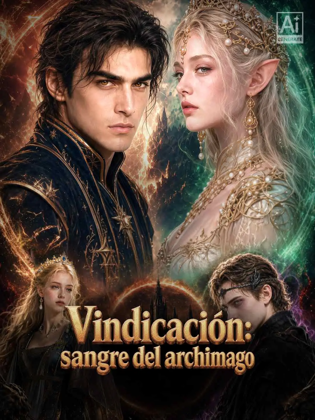 Capa da minissérie Vindicación: sangre del archimago